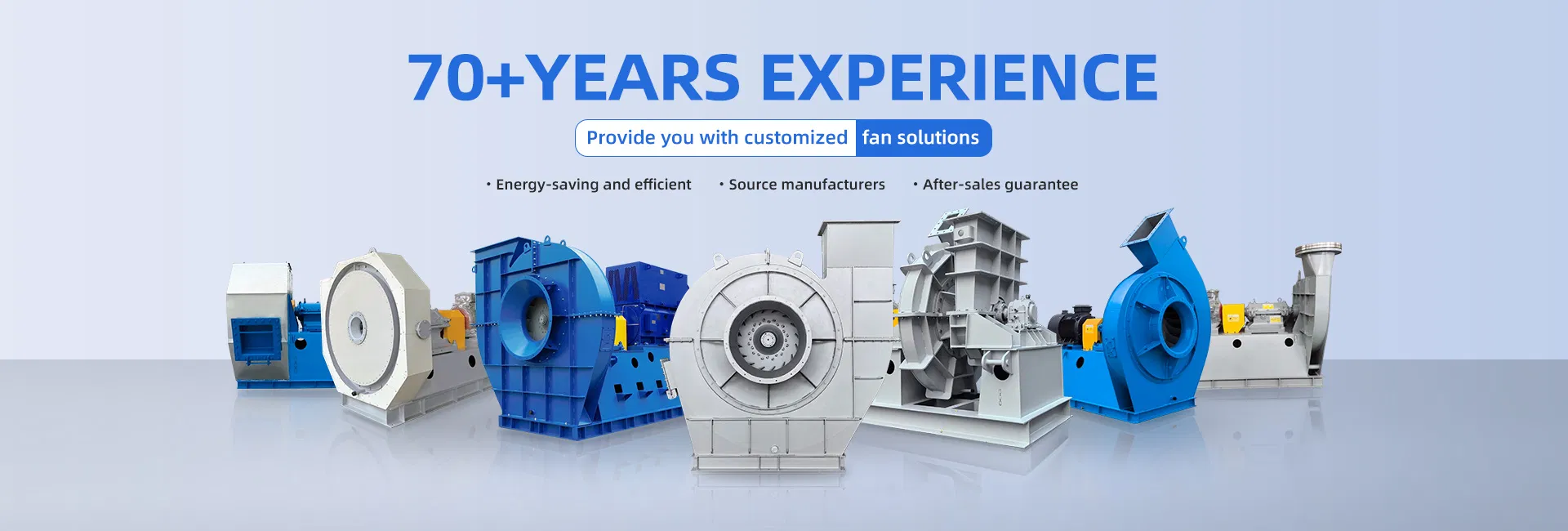 فن سانتریفیوژ مکش فن القایی برای تصفیه اگزوز کوره قوس الکتریکی سری 5-12 0