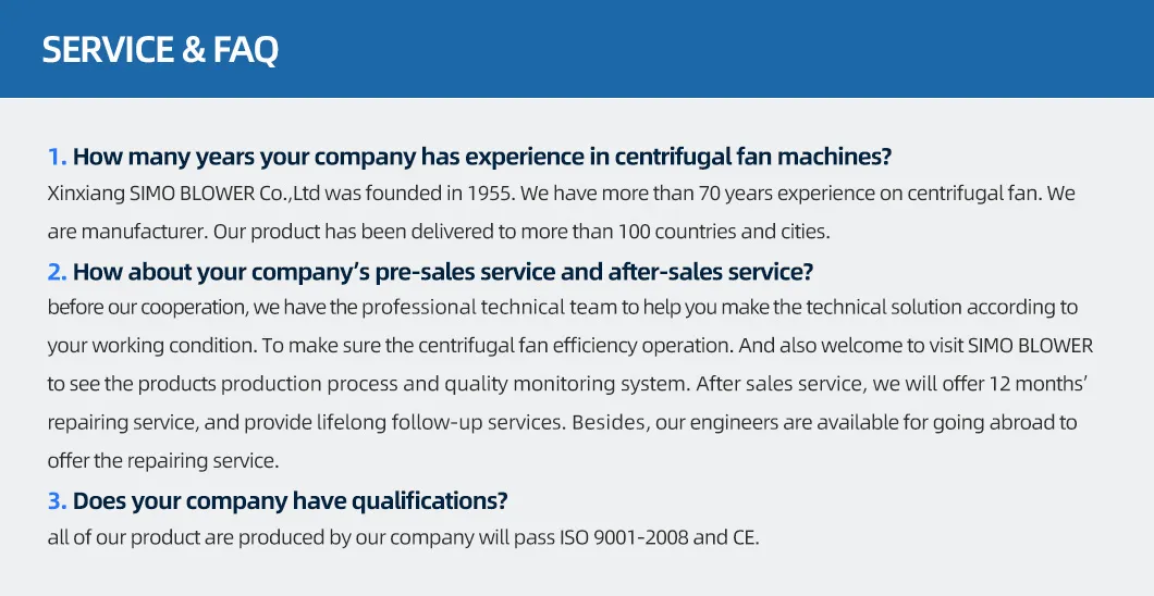 فن سانتریفیوژ مکش فن القایی برای تصفیه اگزوز کوره قوس الکتریکی سری 5-12 13